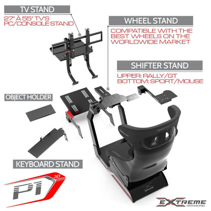 SIM RACING COCKPIT P1 3.0 FULL ACCESSORIES